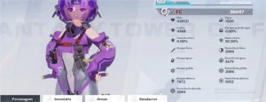 Conta Tower of Fantasy SHIRO & SAMIR 6* - Outros