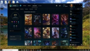 Conta diamante/Diamond lol com 100 campeões e 50 skins. - League of Legends