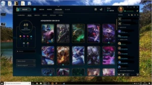 Conta diamante/Diamond lol com 100 campeões e 50 skins. - League of Legends