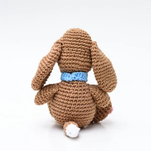 Cachorro Marrom em Amigurumi - Artesanato e Personalizados