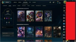 Conta LoL Nv.174 (47 Skins) 101 Champs habilitados - League of Legends