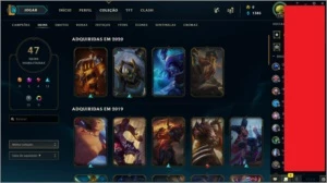 Conta LoL Nv.174 (47 Skins) 101 Champs habilitados - League of Legends