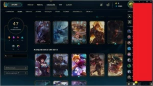Conta LoL Nv.174 (47 Skins) 101 Champs habilitados - League of Legends
