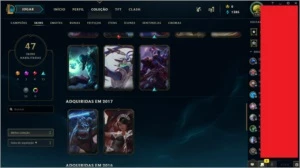 Conta LoL Nv.174 (47 Skins) 101 Champs habilitados - League of Legends