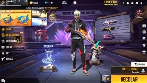 CONTA FREE FIRE C/CALÇA ANGELICAL VERMELHA/MOLETOM ANGELICAL