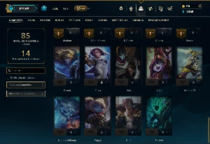 Prata 4 com 50 Champs e 10 Skins - League of Legends LOL