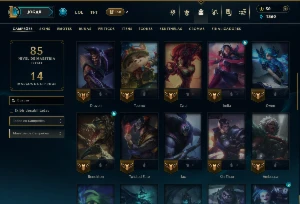 Prata 4 com 50 Champs e 10 Skins - League of Legends LOL