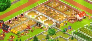 Conta HAYDAY level 128 toda decorada - Hay Day