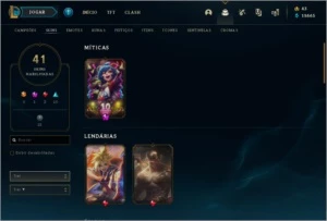 Conta de LeagueOfLegends 83 Champs e 41 skins MD10 - League of Legends LOL