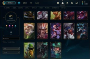 Conta de LeagueOfLegends 83 Champs e 41 skins MD10 - League of Legends LOL