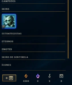 Unranked - 16 mil EA - 23 campeões -2 Skins-Full Acess - League of Legends LOL