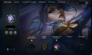 Unranked - 16 mil EA - 23 campeões -2 Skins-Full Acess - League of Legends LOL