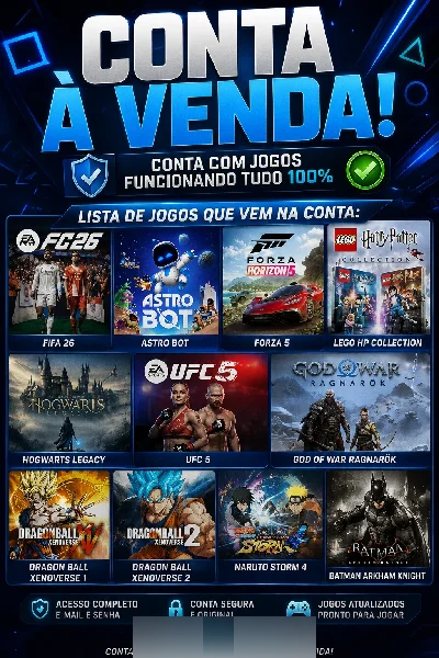 Conta Com Varios Jogos Ps5 E Ps4 - Playstation