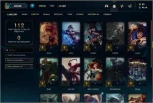 Conta Unranked (Upada do dedo) - League of Legends LOL