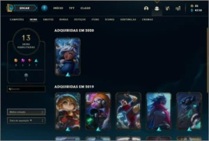 Conta Unranked (Upada do dedo) - League of Legends LOL