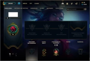 Conta Unranked (Upada do dedo) - League of Legends LOL