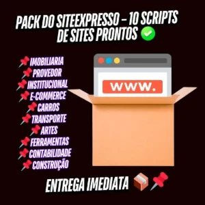 Pack do SiteExpresso – 10 Scripts de Sites Prontos - Outros