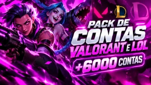 Pack 6.000+ Contas Nfa | Valorant + Lol