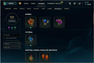 CONTA DE  LOL Plat 1 - 399 SKINS - League of Legends
