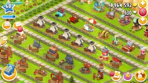 Hay day hayday conta level 68 bem decorada