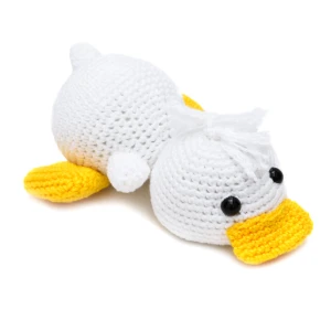 Marreco em amigurumi - Artesanato e Personalizados