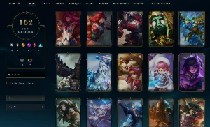 Conta De Lol  - 162 Skins/Singed Riot - Passe Do Uzi E Zed - League of Legends