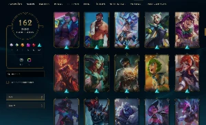 Conta De Lol  - 162 Skins/Singed Riot - Passe Do Uzi E Zed - League of Legends