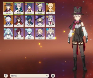 Lyney e aqua simulacra Ar14 - Genshin Impact