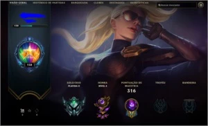Vendo Conta Platina 2 - LoL
