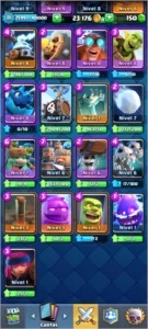 Clash Royale conta arena 10