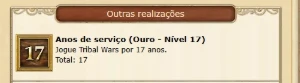 Vendo Conta Antiga Tribal Wars – 17 Anos de Serviço + Ótimo - Outros