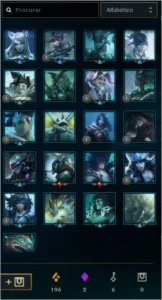 CONTA LVL 148 GOLD 4 + 120 CHAMPS + 67 SKINS 8 LENDARIAS - League of Legends LOL