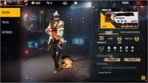 Conta de Free fire gemada