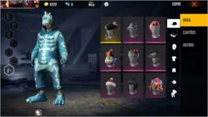 Conta de Free fire gemada