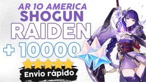 CONTA GENSHIN IMPACT COM SHOGUN + 10000 PRIMOGEMS AR 20 ⭐✨