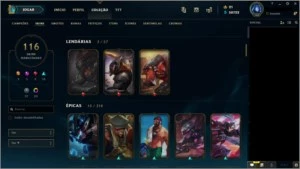Conta League of Legends LOL