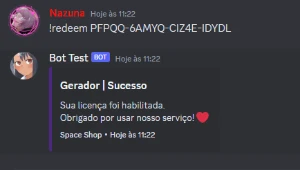 Gerador de contas - Bot Discord