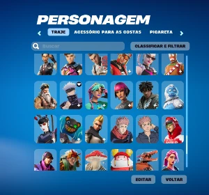 Conta Fortnite c/ Diversas Skins (Salve o Mundo com V-bucks)