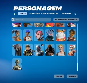 Conta Fortnite c/ Diversas Skins (Salve o Mundo com V-bucks)