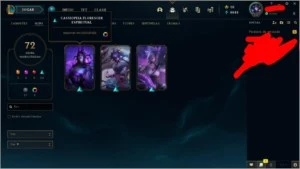 P1 , todos campeões, 3 Ultimate, 72 Skins (selecionadas) - League of Legends LOL