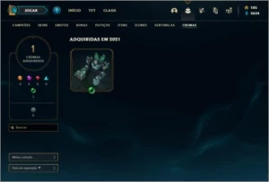 Conta Unranked (ex Platina) com 12 Skins e 40 Champs - League of Legends LOL