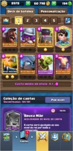 CLASH ROYALE - CONTA NÍVEL 13 (FULL CARTAS) - 5763 TROFÉUS