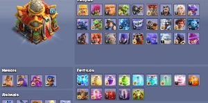 Clash of Clans cv16 Herois maximo