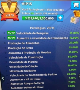 Last War Conta HQ 35 | 316M Power | VIP 15 | Squad 57.2M - Outros