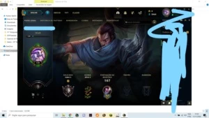 conta no lol a venda... lee punhos divinos e mais 19 skins - League of Legends