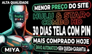 [Entrega Rápida] Hulu + Star Plus Premium 4K 30D | Tela Pin - Assinaturas e Premium