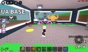 Vendo brainrots do jogo Roblox Steal a Brainrot