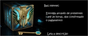 Baú Hextec por R$ 6,50 - League of Legends LOL