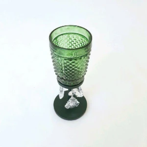 Castiçal Bico de Jaca - Verde - M - Artesanato e Personalizados