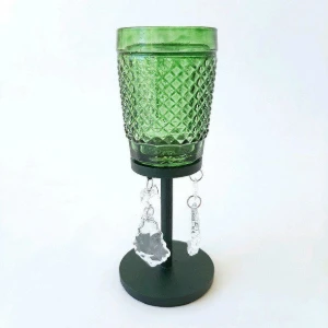 Castiçal Bico de Jaca - Verde - M - Artesanato e Personalizados